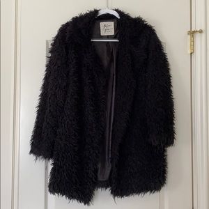 Black Furry Jacket